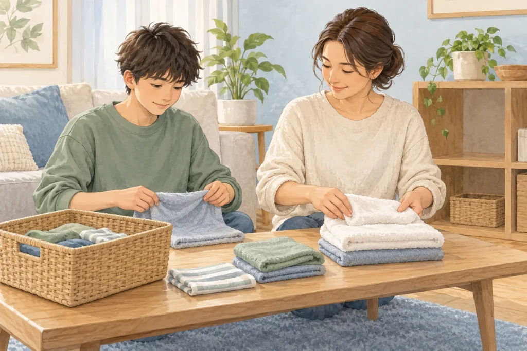 Illustration accompanying this household guide