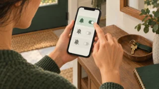 必要な連絡を残し、それ以外の通知を静かにするスマートフォンの設定イメージ